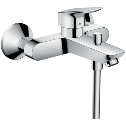 Hansgrohe Páková nástěnná vanová baterie Logis, rozteč 150 mm, chrom