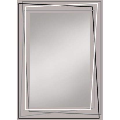 Kristall-Form Zrcadlo s potiskem Door, 50 x 70 cm