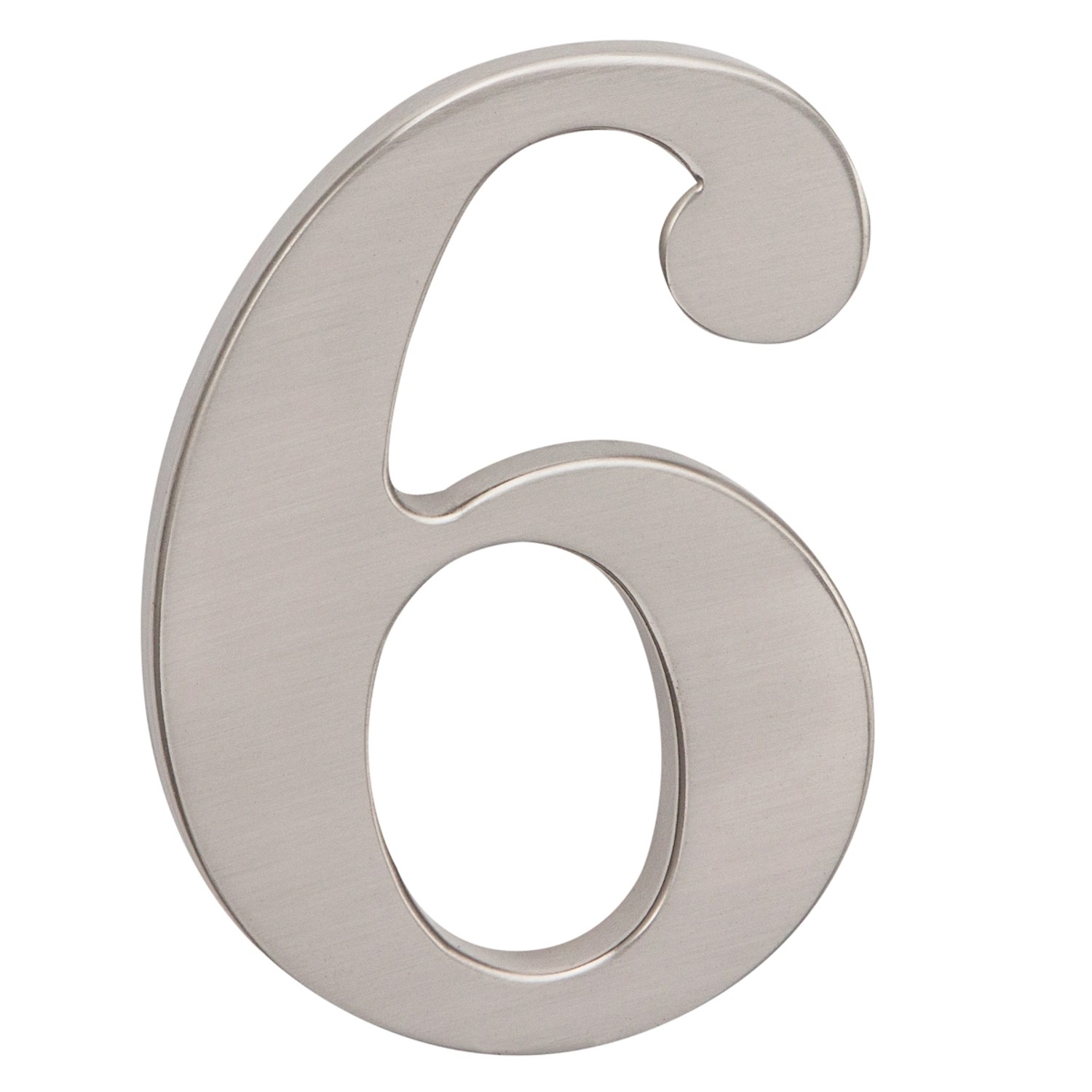 Cislo 3D nikl matny 6