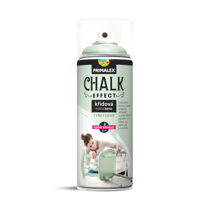 PRIMALEX Křídová matná barva ve spreji Chalk Effect tyrkysová 400 ml