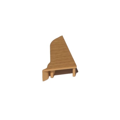 Döllken Profiles Koncovka pravá SLK 50 2087 buk žlutý