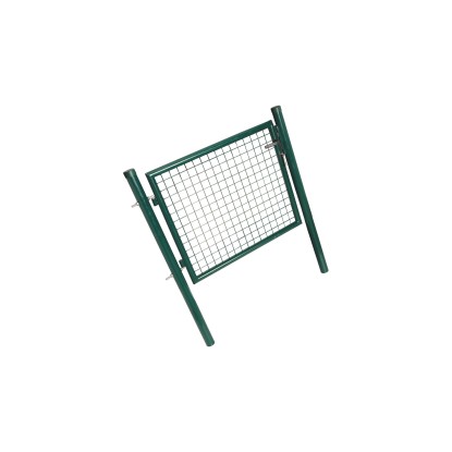 Zahradní branka s pletivem, zelená, 0,75 x 1 m