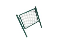 Zahradní branka s pletivem, zelená, 0,75 x 1 m