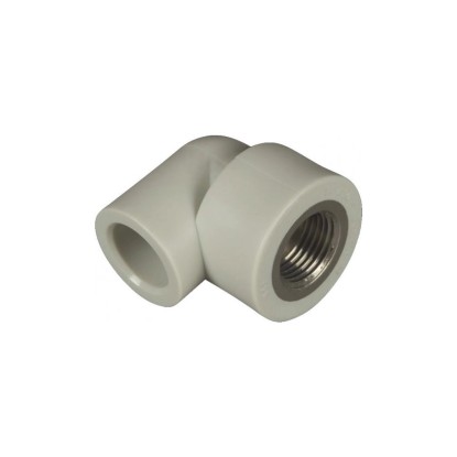 PPR koleno 90° s kovovým závitem vnitřní, 25 x 3/4"