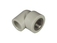 PPR koleno 90° s kovovým závitem vnitřní, 25 x 3/4