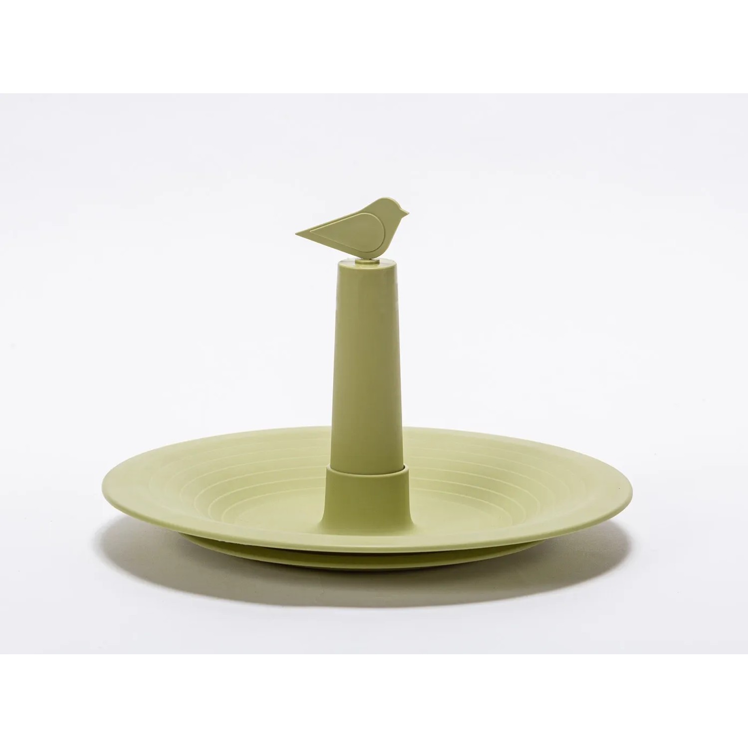 Plastia Pítko pro ptáky Finch, olivová, pr. 32 x 22 cm