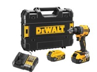 DeWALT 18V XR Aku bezuhlíkový vrtací šroubovák DCD794P2T-QW (2x5,0Ah, kufr)
