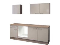 Flex-Well Kuchyně Orlando 210 cm/typ 4 - bez el.spotřebičů a dřezu