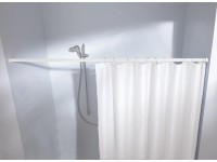 Kleine Wolke Nastavitelná sprchová tyč bílá, pr. 25 mm, 130-250 cm