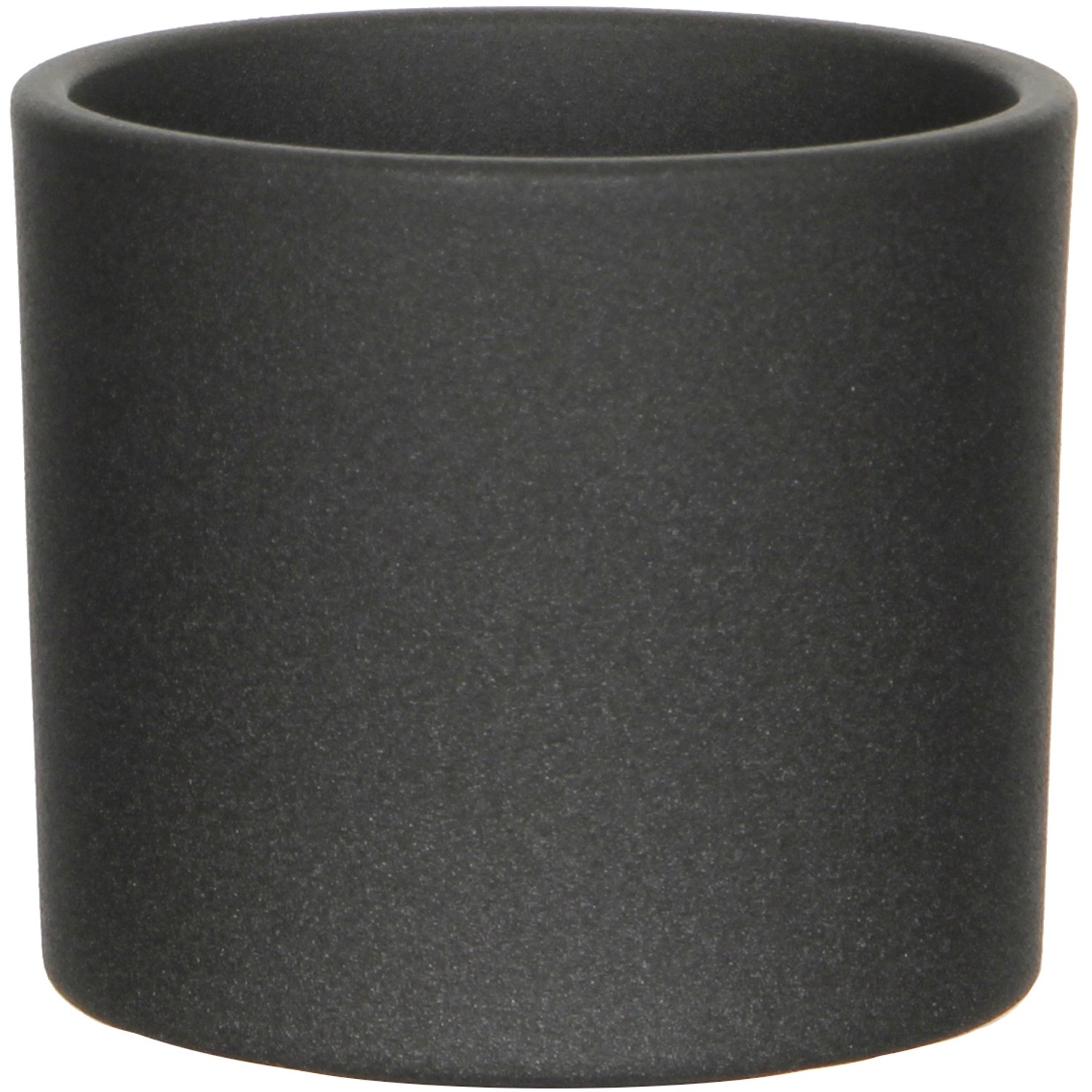 Mica Decorations Obal na květináč Era tmavě šedý matný, pr. 13,5 x 12,5 cm