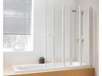 OBI Vanová zástěna Duna III bílá