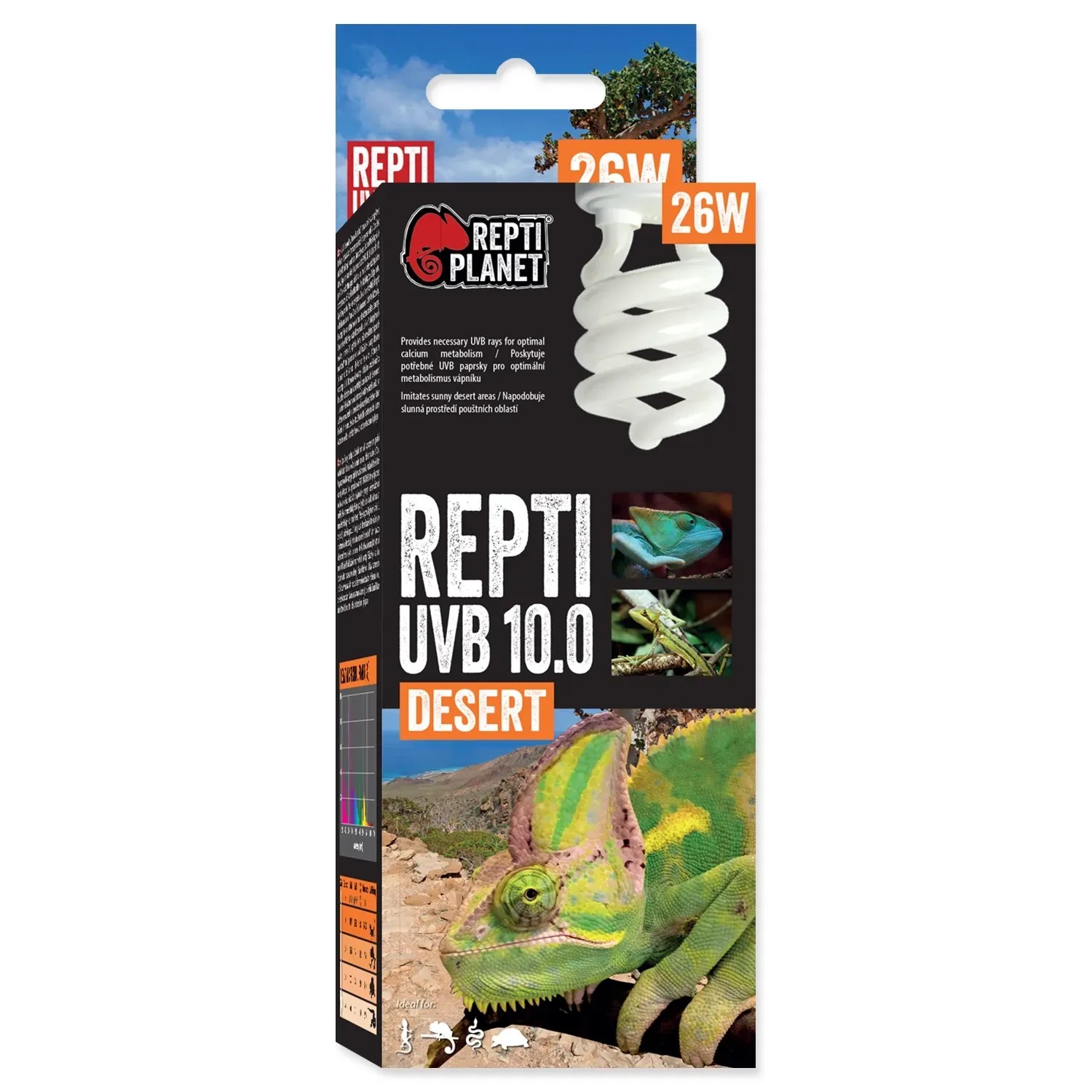 Levně Repti Planet Žárovka Repti UVB 10.0 Desert 26 W