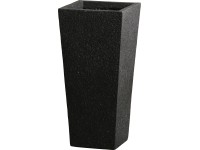 Květináč Calais, antracitová, 18 x 18 x 38 cm