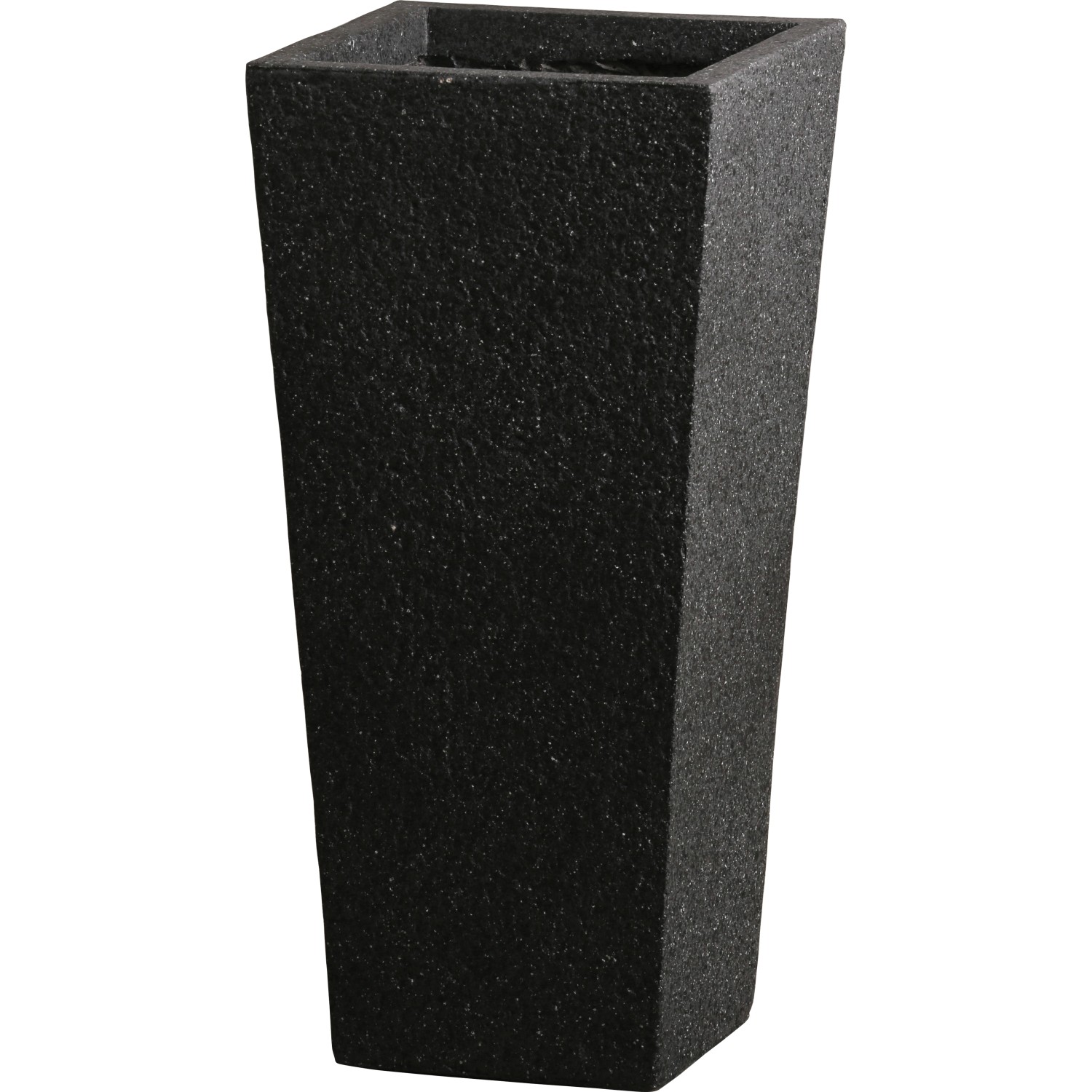 Květináč Calais, antracitová, 18 x 18 x 38 cm