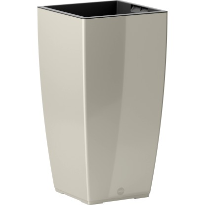 Emsa Sloupový květináč Casa Brilliant hedvábně šedý 30 cm x 30 cm