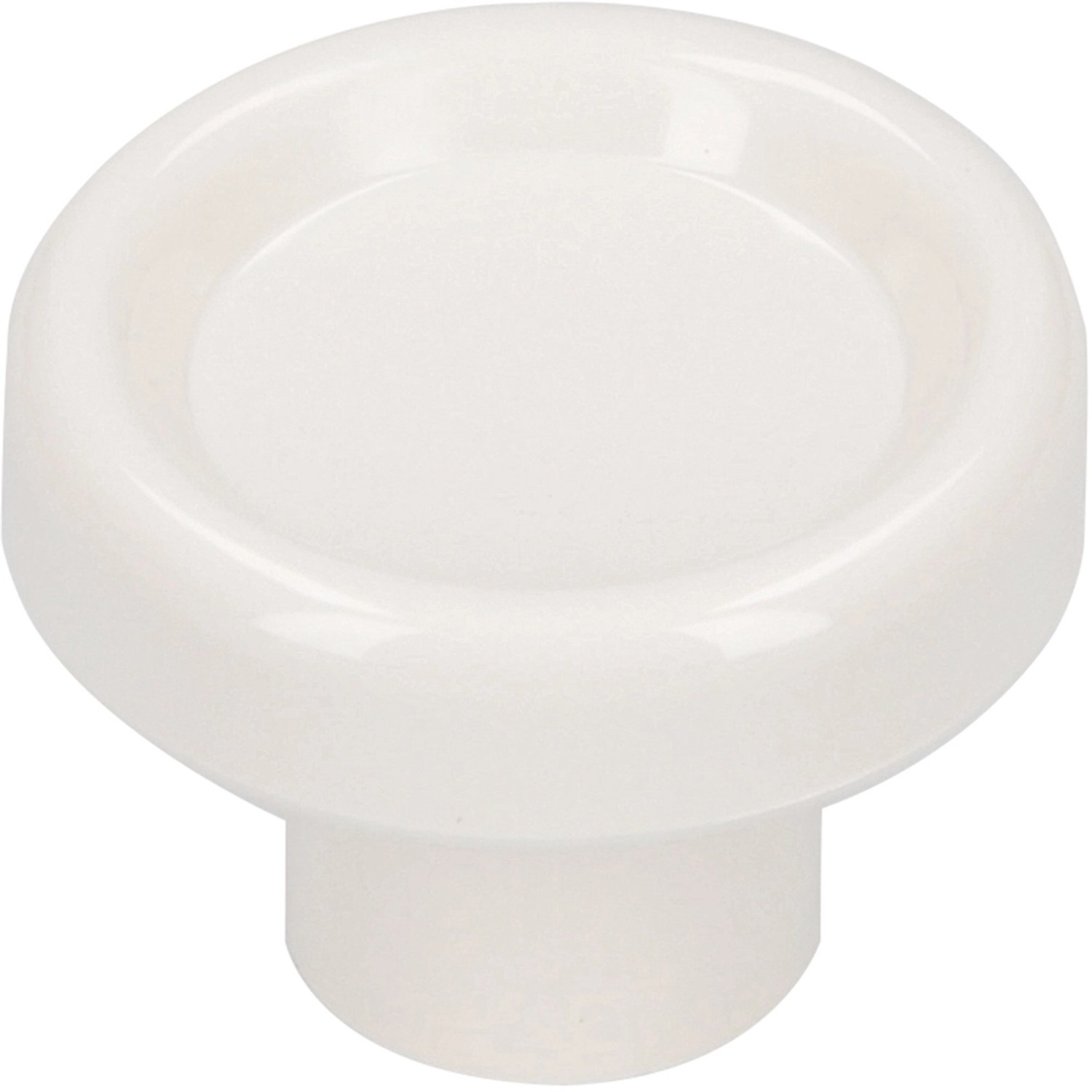 Siro Nábytkový knoflík 0291 plast bílý, pr. 28 mm