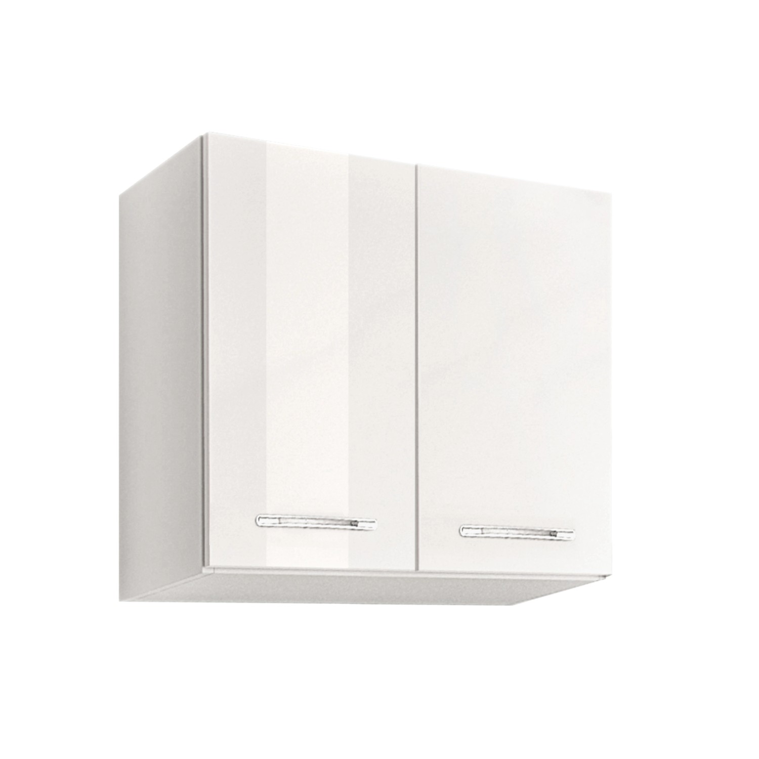 Black&White Style Horní skříňka Eco U60, lesklá bílá, 57 x 60 x 30,6 cm