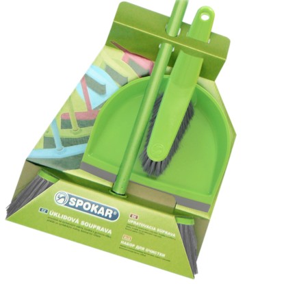 Spokar Set smeták s holí a smetáček s lopatkou