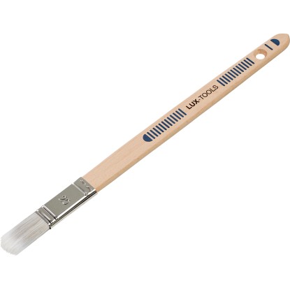 LUX-TOOLS Plochý štětec lakovací rovný, dřevěná rukojeť, 20 mm
