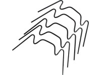 Vitavia Svorky na sklo 20 ks černé