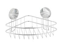 Wenko Rohová polička Osimo ocelová 26,5 cm x 13,5 cm x 19 cm chromová