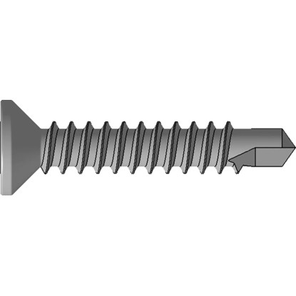 GS Terrassen Závrtný šroub se zápustnou hlavou 100 ks, 4,2 x 22 mm