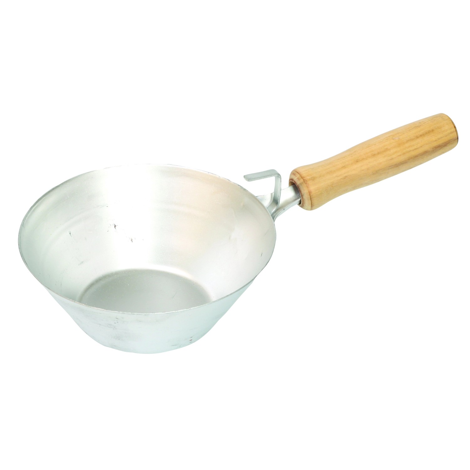 Naběračka ocelová s ručkou 215 mm