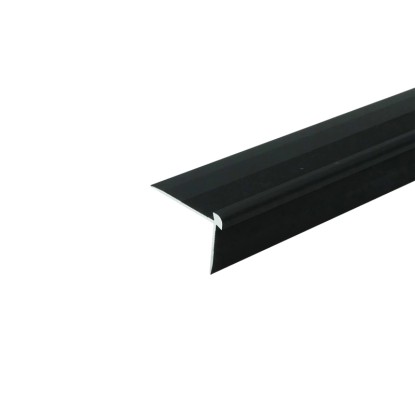 Döllken Schodová hrana pro vinylové podlahy 1144 černá 1000 x 3,5 x 20 mm