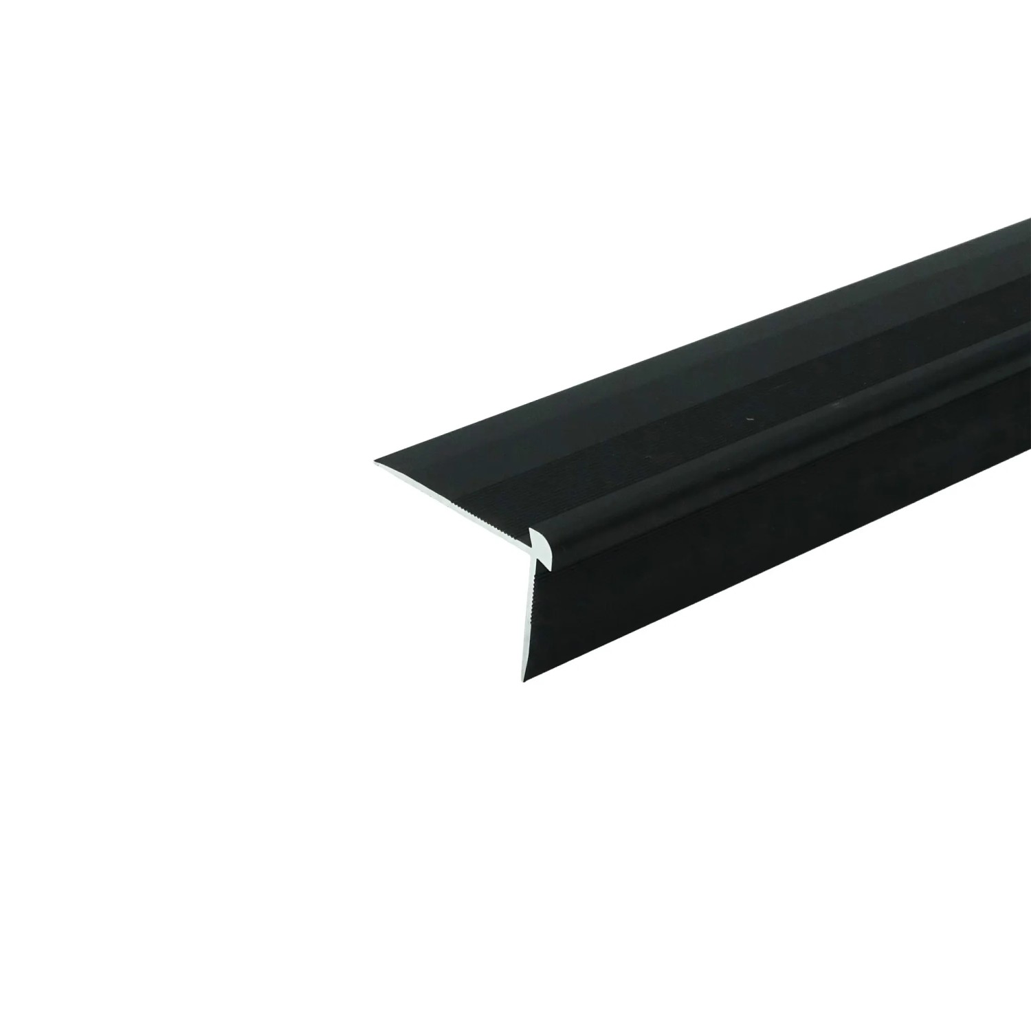 Döllken Schodová hrana pro vinylové podlahy 1144 černá 1000 x 3,5 x 20 mm