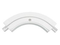 Gardinia Arkýřový oblouk jednodrážkový GE1 bílý 13,5 cm x 13,5 cm Gardinia Arkýřový oblouk jednodrážkový GE1 bílý 13,5 cm x 13,5 cm