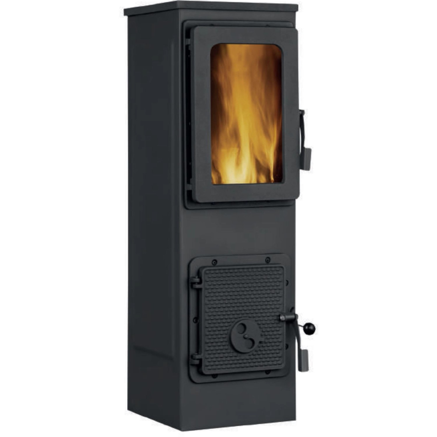 FIREFIX Dílenská kamna Vesuv Lux W5GC černá 6,0 kW, 29 x 29 x 88 cm