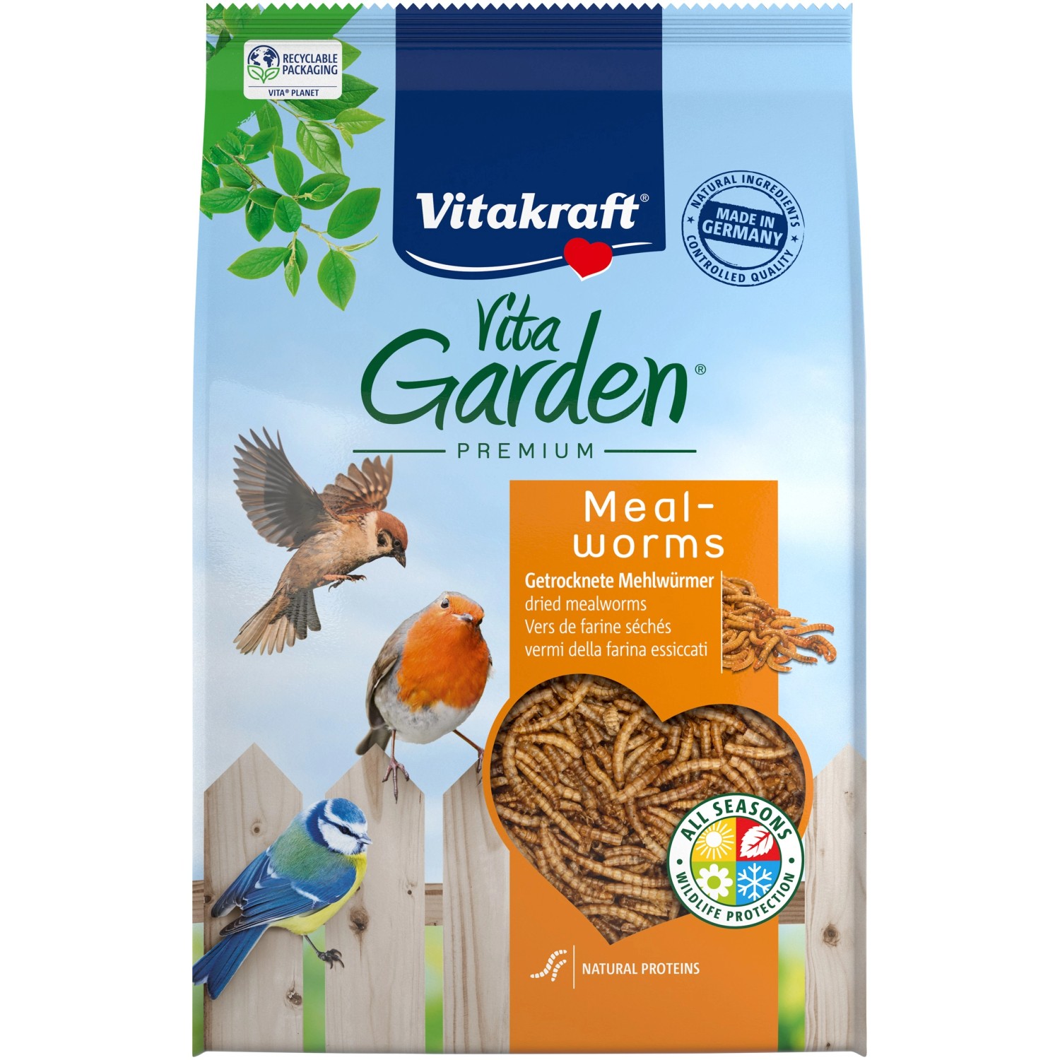 Vitakraft Mouční červi VitaGarden 200 g