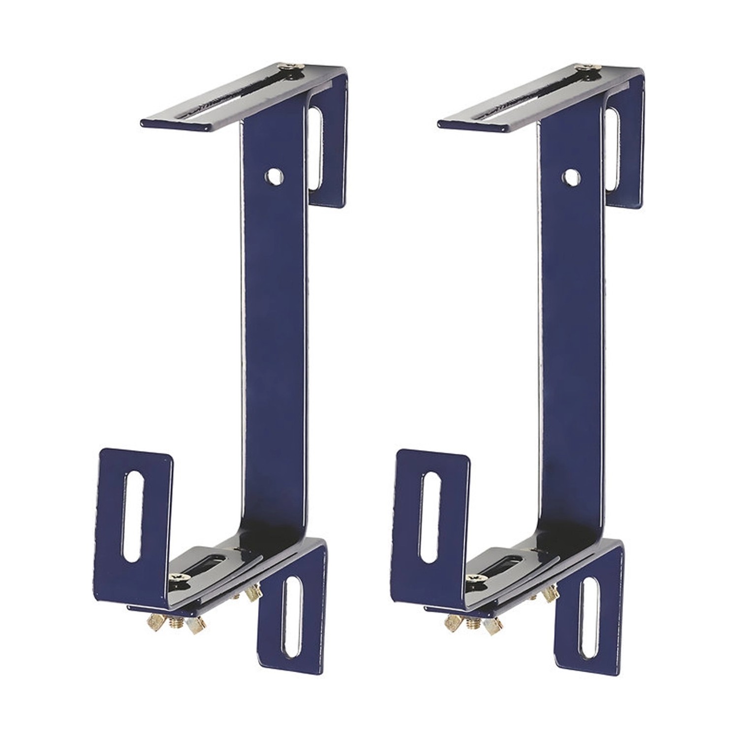 Držák balkonových truhlíků, modrá, 2 ks