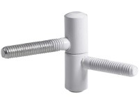Hettich Závěs k navrtání, Ø 15 mm, ocel, bílý, 2 ks