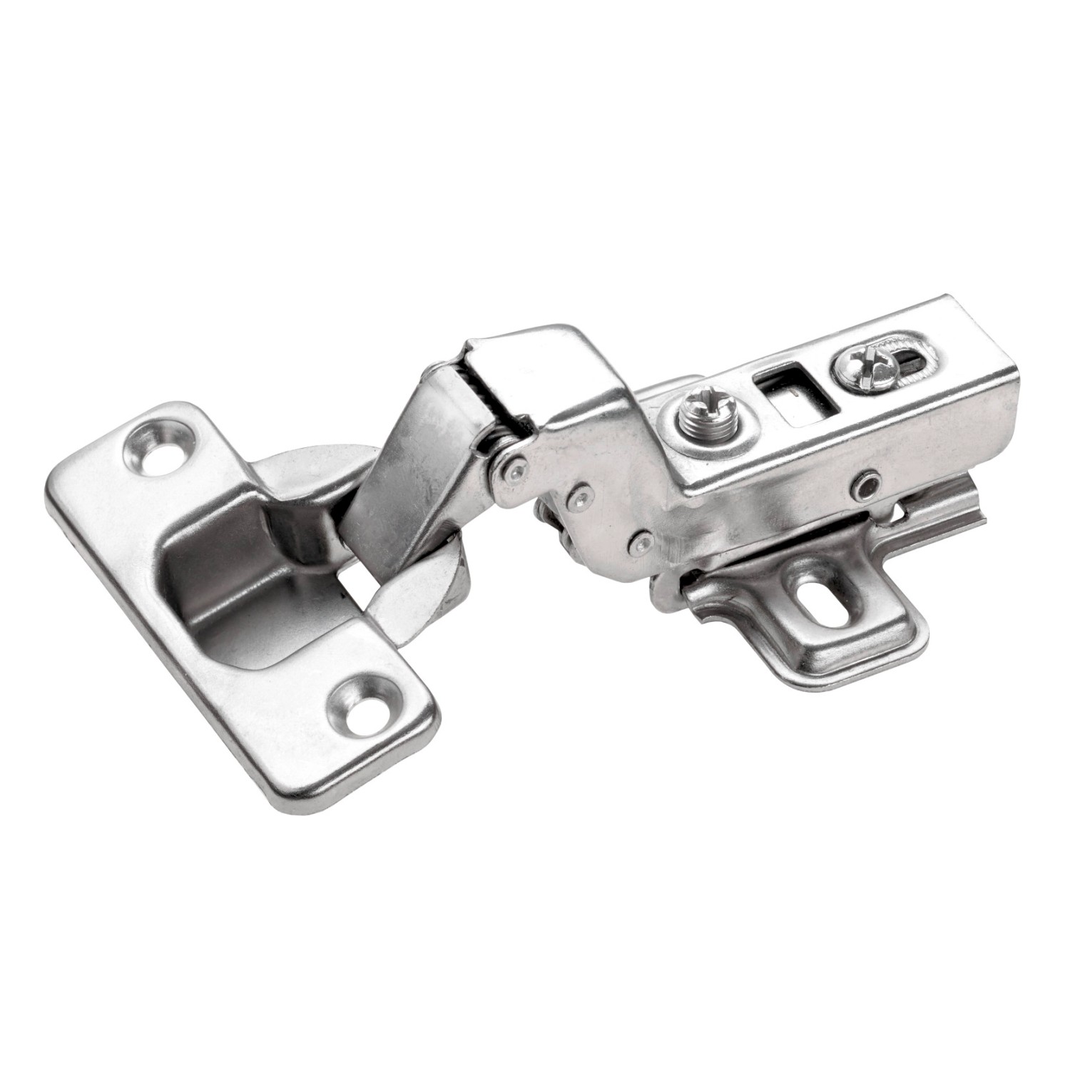 Hettich Dvojramenný nábytkový závěs, klip, vsazený, poniklovaný, 35 mm