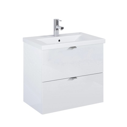 Roca Umyvadlová skříňka Cheese 2.0 2x zásuvka bílá lesklá 53 x 60  x 38,4 cm