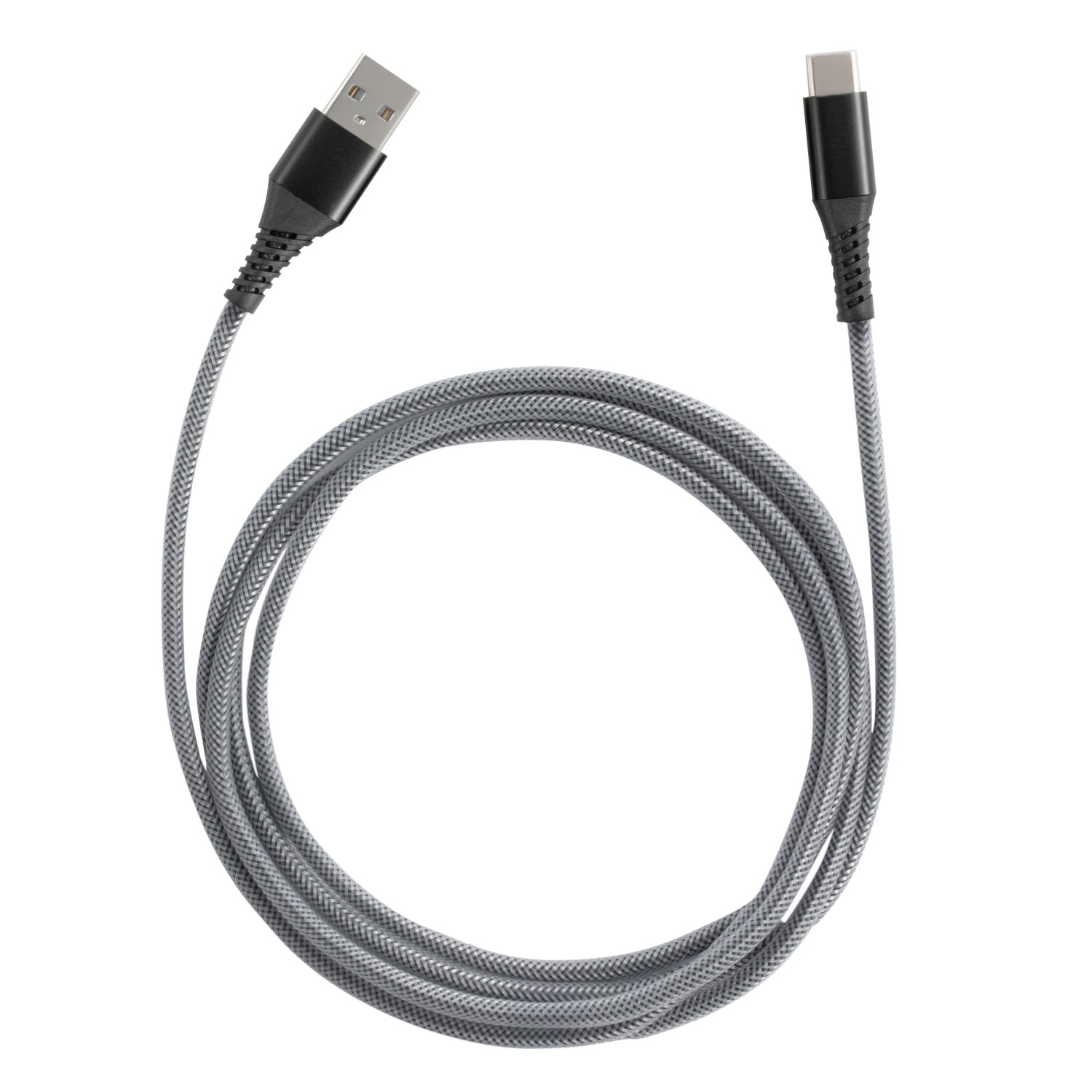 Nabíjecí kabel DC-082C-1.5 OPP, USB-A/USB-C, černá, 1,5 m