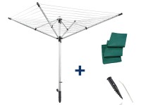 Leifheit Venkovní sušák na prádlo LinoLift 600 Quick Start, 192 x 192 x 85-180cm