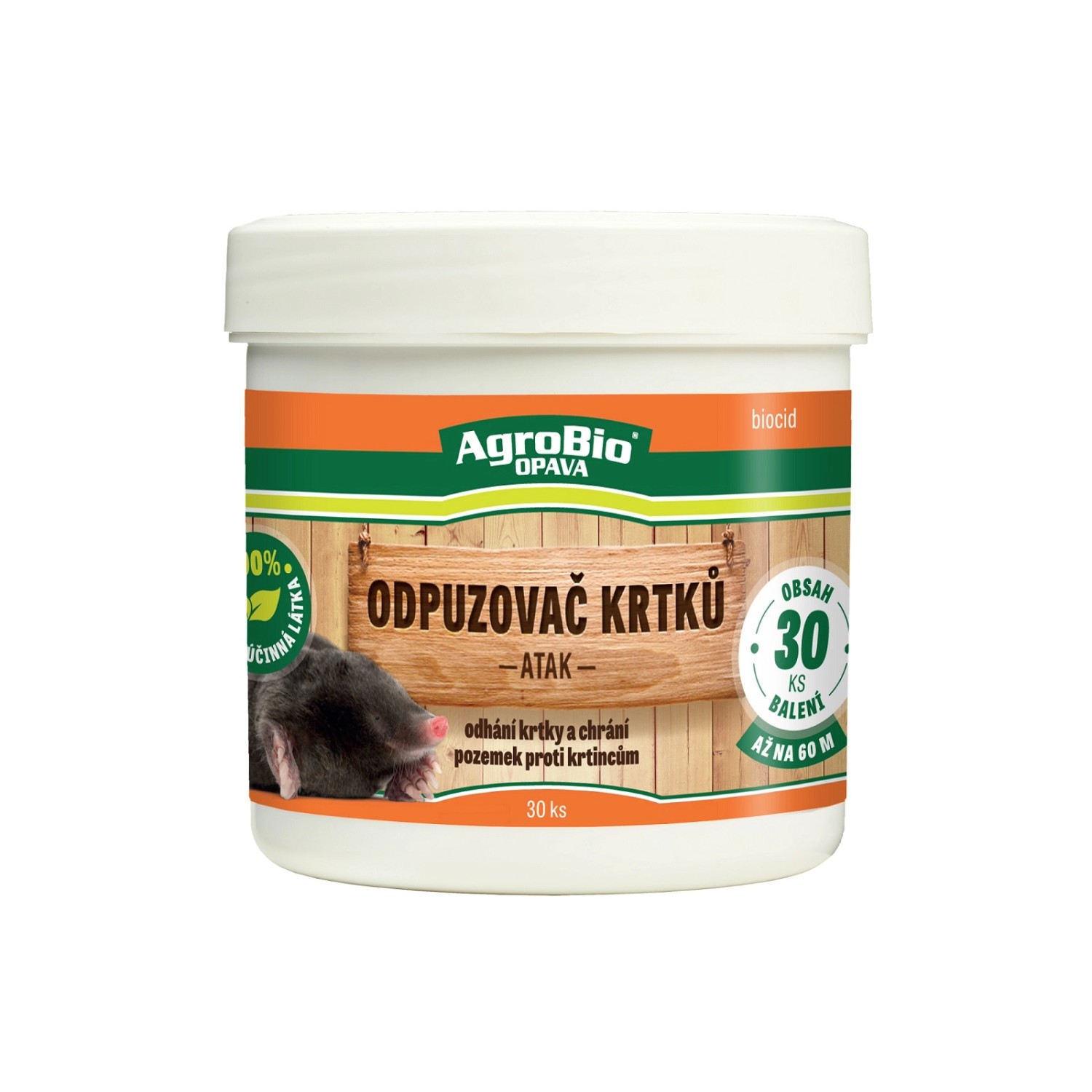 AgroBio Opava Odpuzovač krtků ATAK 30 ks
