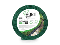 HOBIT garden Zahradní obrubník DELTA FLEX zelený 4 cm x 10 m +20 kotvících hřebů