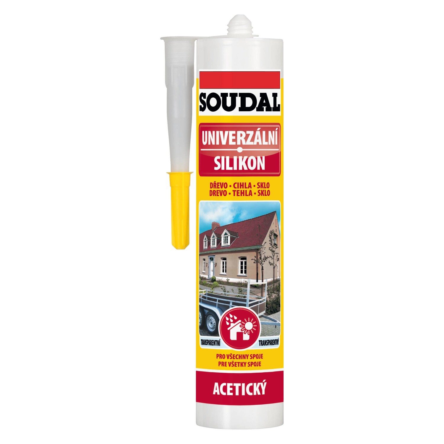 Soudal Univerzální silikon bílý 280 ml