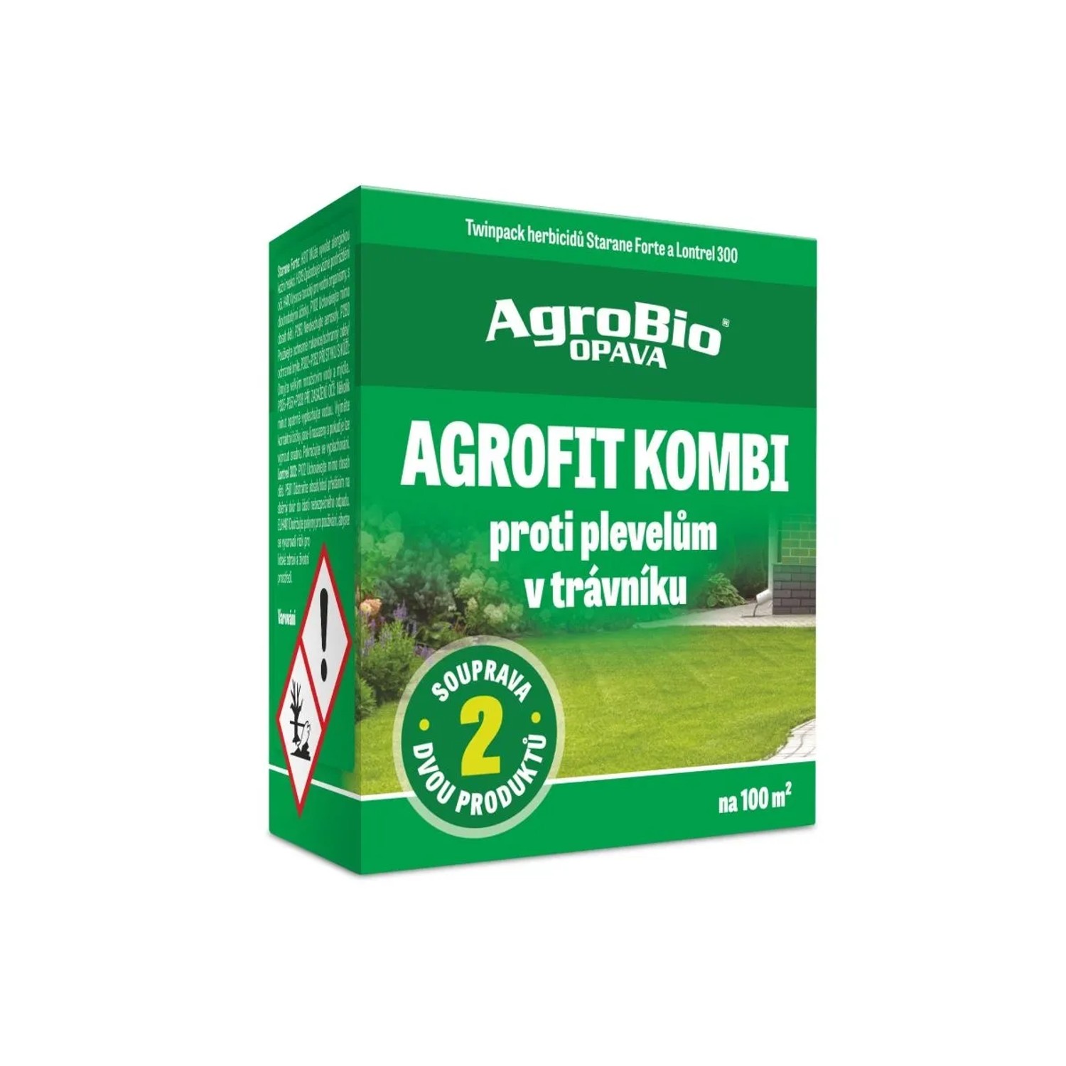 AgroBio OPAVA AGROFIT KOMBI proti plevelům v trávníku na 100 m2