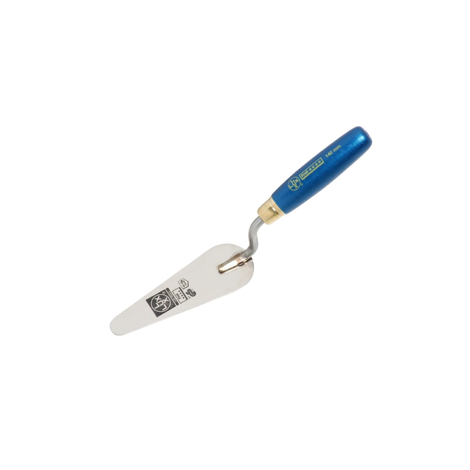 LUX Oblá zednická lžíce nerezová 140 mm Classic