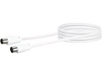 Schwaiger Anténní připojovací kabel bílý 1,5 m Schwaiger Anténní připojovací kabel bílý 1,5 m