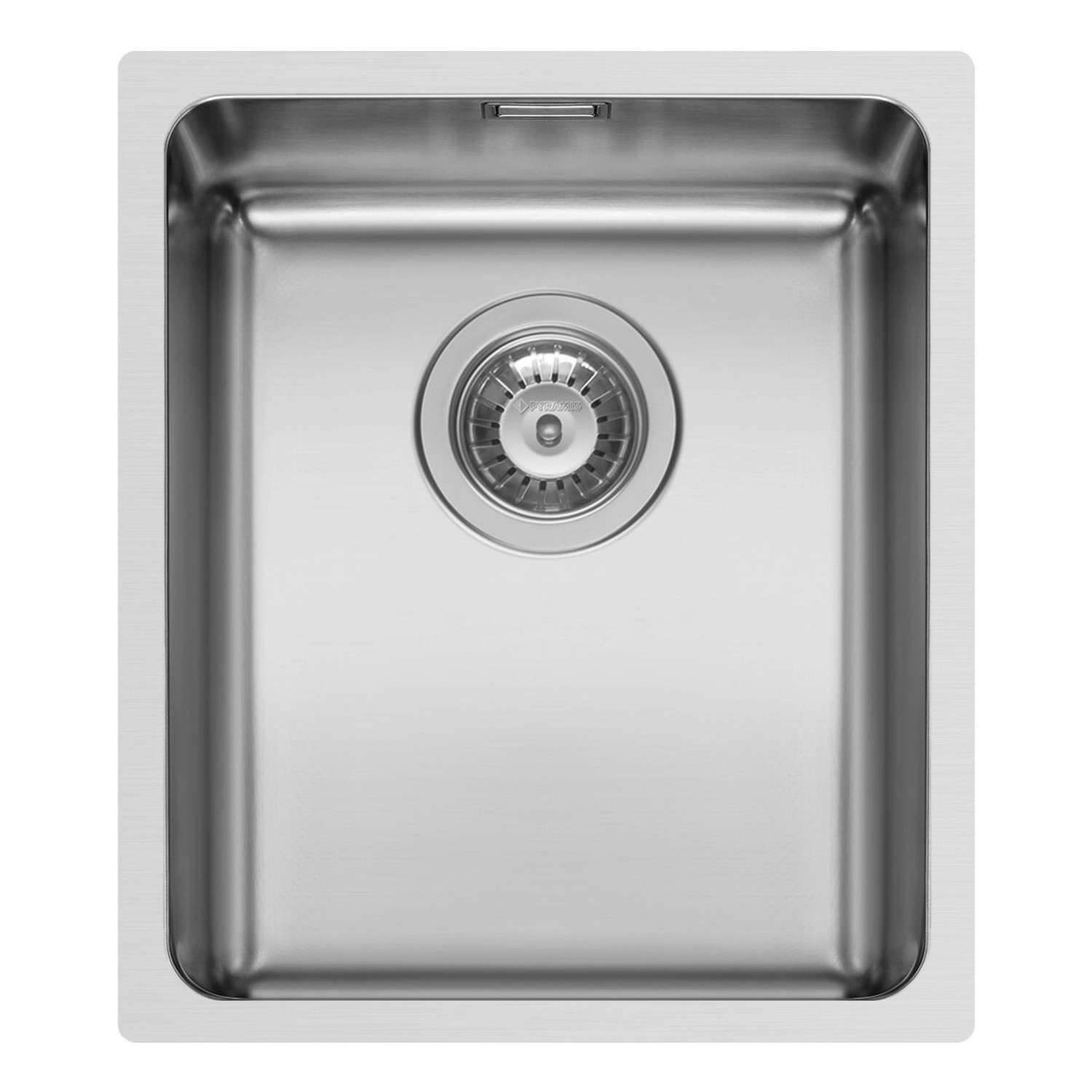 PYRAMIS Nerezový dřez pro spodní montáž LYDIA 1B hladký, 34 x 40 cm