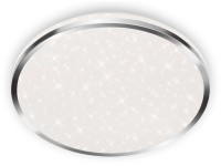 Briloner Stropní LED svítidlo ACORUS 1x LED/18 W, pr. 33 cm, chrom