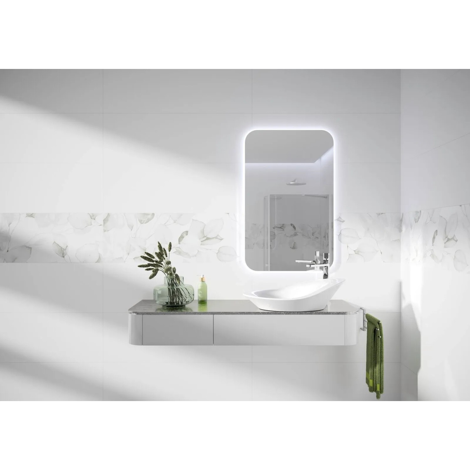 Steuler Design Obklad Vancouver White Mat 40 x 120 cm