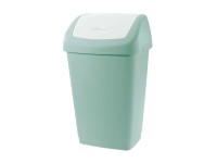 Tontarelli Odpadkový koš AURORA Swing Bin zelená/bílá, 19 x 23,5 x 39 cm, 9 l Tontarelli Odpadkový koš AURORA Swing Bin zelená/bílá, 19 x 23,5 x 39 cm, 9 l