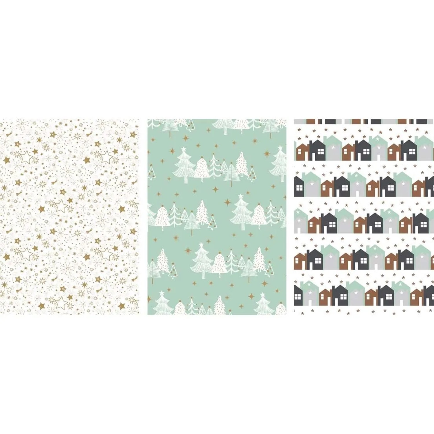 DITIPO Balicí papír Christmas Glow různé motivy 70 x 200 cm, 1 ks