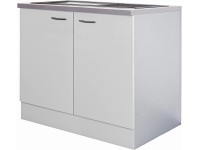 Flex-Well Kuchyňská skříňka Wito spodní vč. dřezu 86 cm, 100 x 85 x 57,1 cm